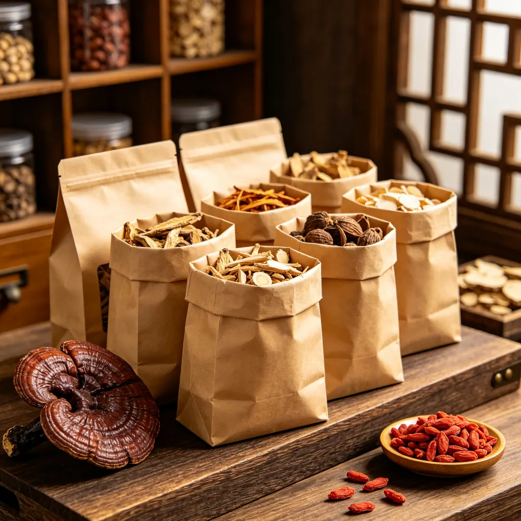 传统药材铺仓储